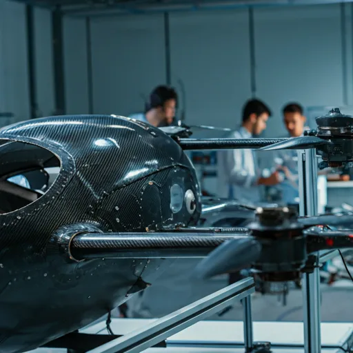 Industrial UAV operations supporting heavy payload drone missions in India